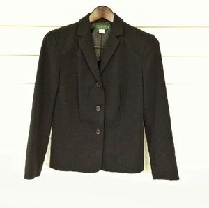 J. Crew Women's Black Suit Blazer Coat size 4